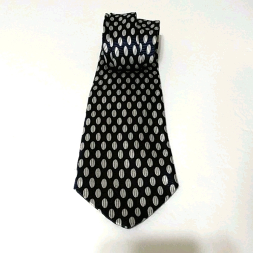 ECHO 100% SILK NAVY BLUE POWER NECK TIE 60L x 4W